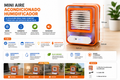Mini Aire Acondicionado Humidificador