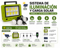 Kit de Luz Solar LED con 3 Ampolletas Portátil
